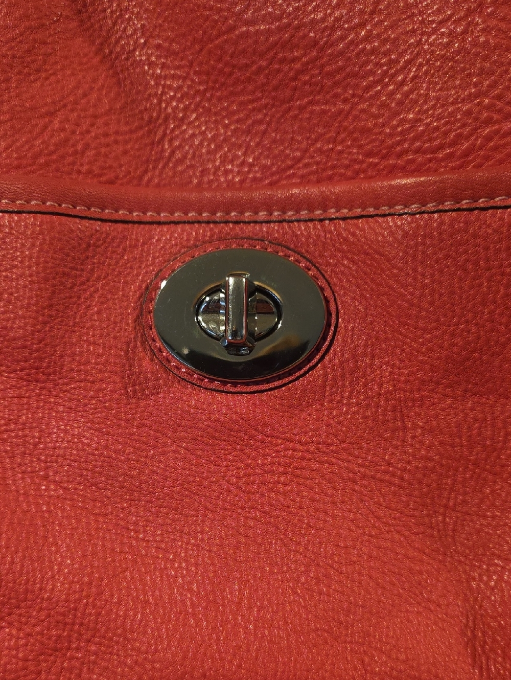 Coach Poppy Pebbled Leather Tote Pink - Picture 3 of 12
